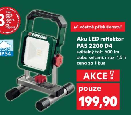 Aku LED reflektor PAS 2200 D4
