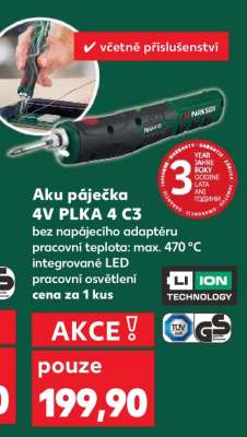 Aku páječka 4V PLKA 4 C3