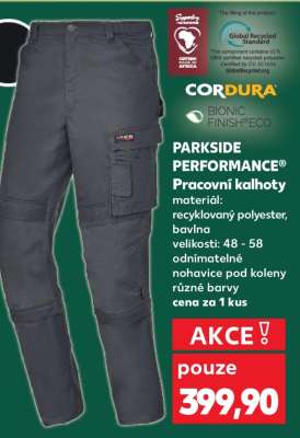 PARKSIDE PERFORMANCE® Pracovní kalhoty