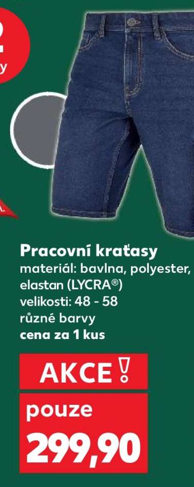 Pracovní kraťasy