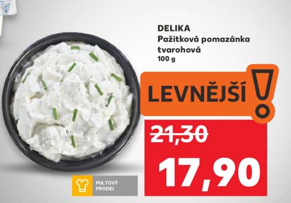 DELIA Pažitková pomazánka tvarohová