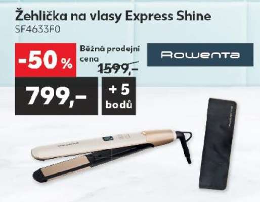 Žehlička na vlasy Express Shine