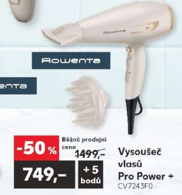 Vysoušeč vlasů Pro Power + CV7243F0