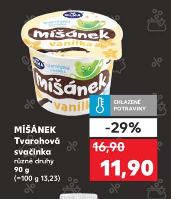 MÍŠÁNEK Tvarohová svačinka