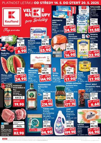 Leták Kaufland - 14.5.2025 - 20.5.2025.
