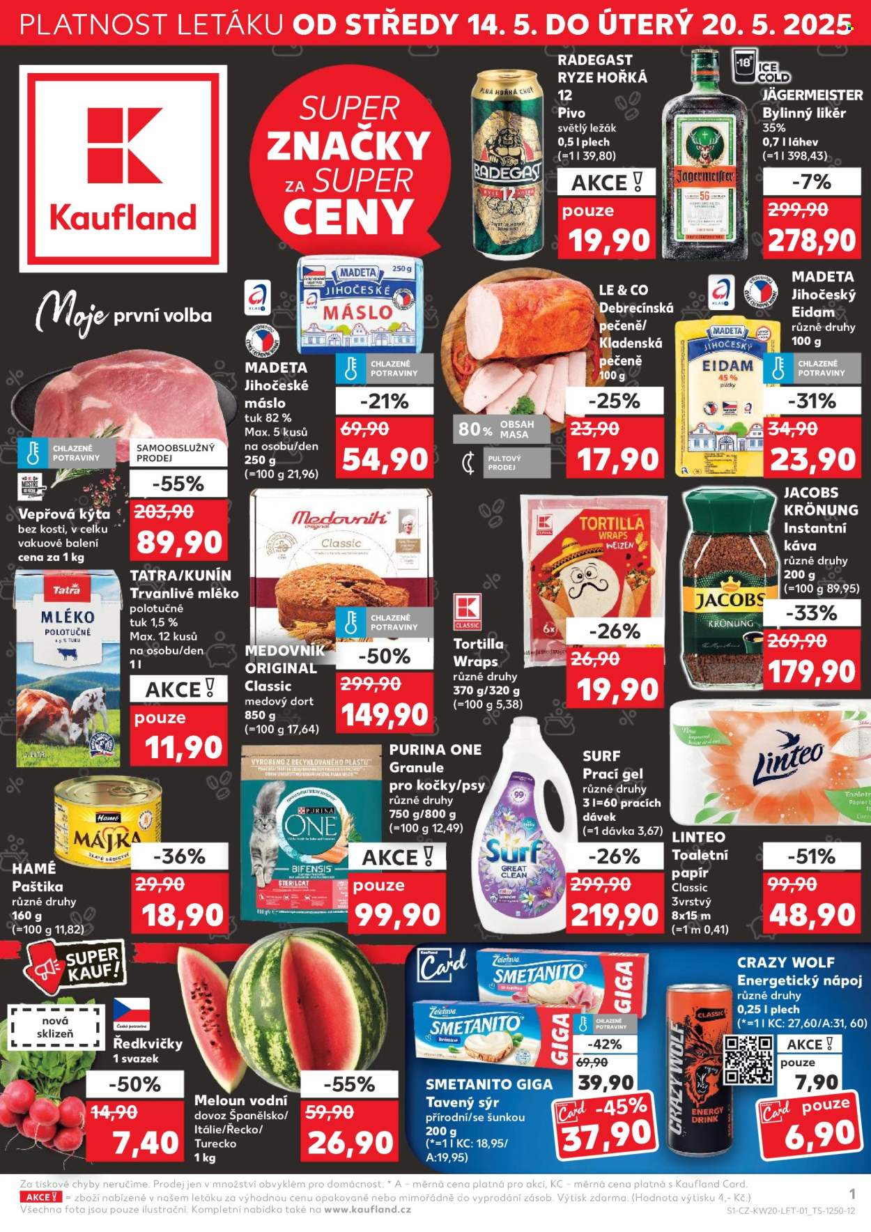 Leták Kaufland - 14.5.2025 - 20.5.2025. Strana 1