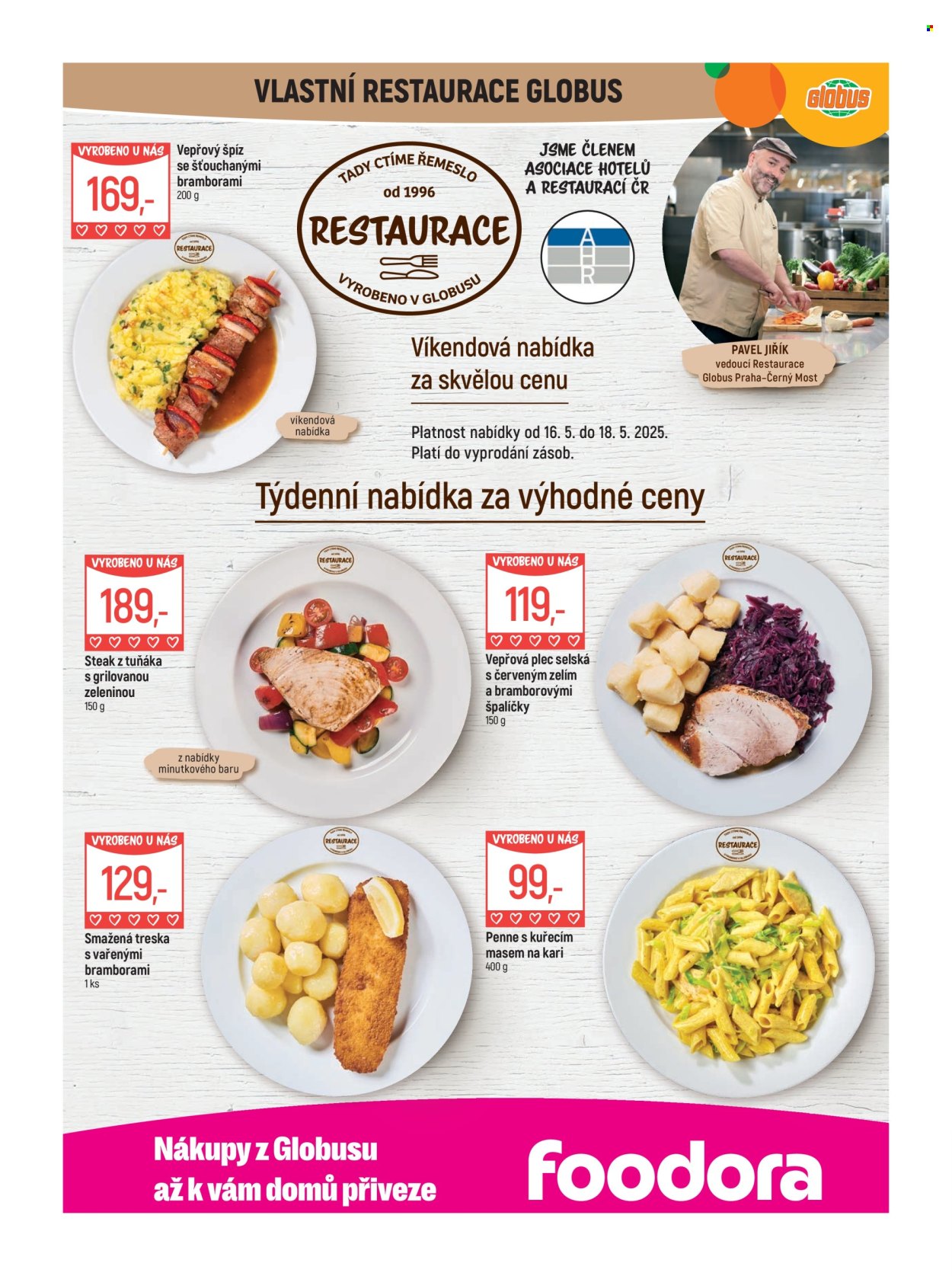 Leták Globus - 14.5.2025 - 20.5.2025. Strana 1
