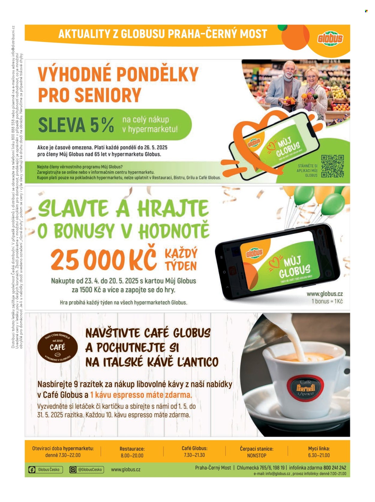 Leták Globus - 14.5.2025 - 20.5.2025. Strana 1