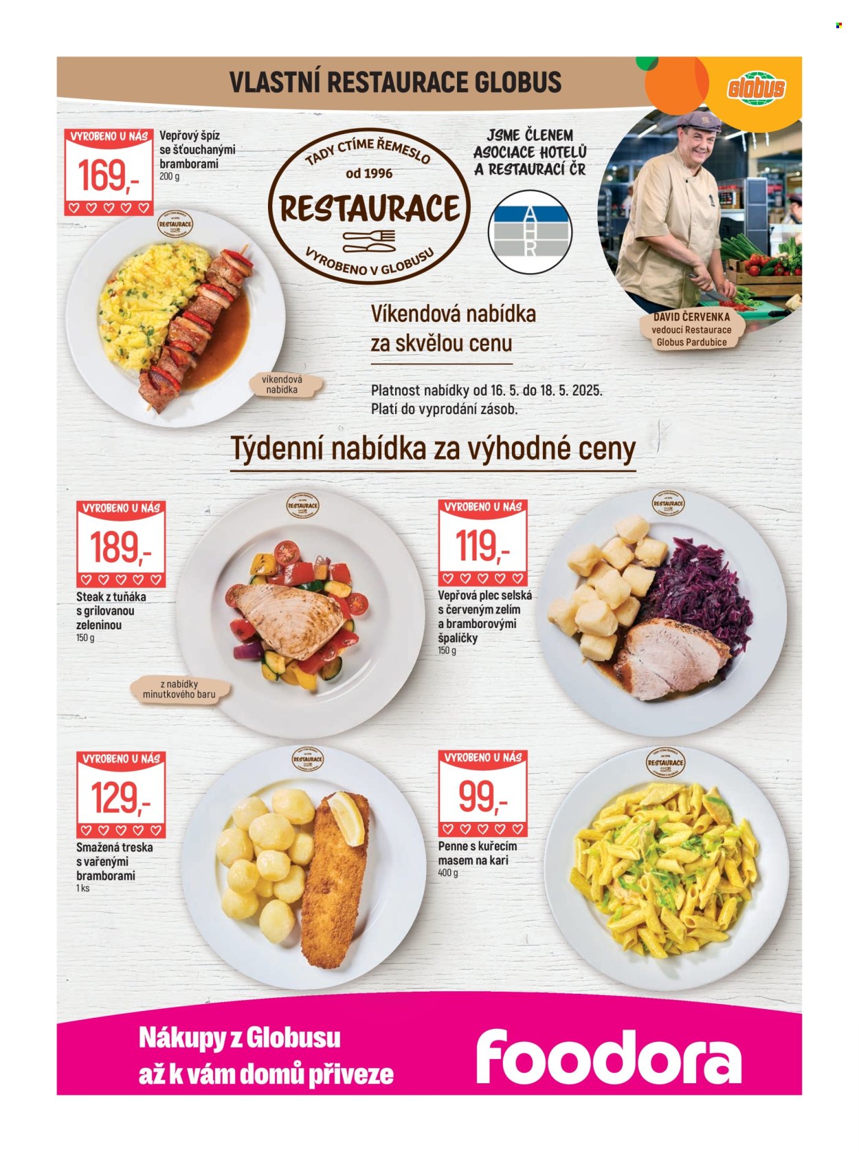 Leták Globus - 14.5.2025 - 20.5.2025. Strana 1