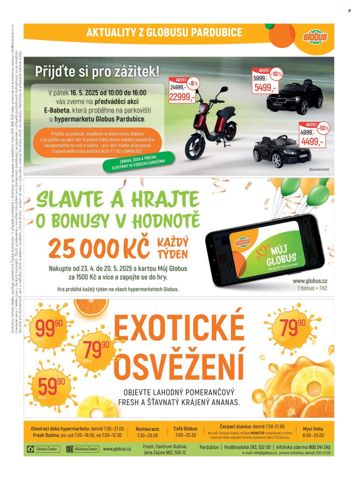 Leták Globus - 14.5.2025 - 20.5.2025. Strana 1