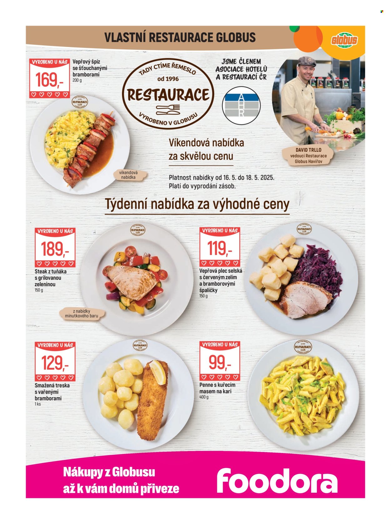 Leták Globus - 14.5.2025 - 20.5.2025. Strana 1