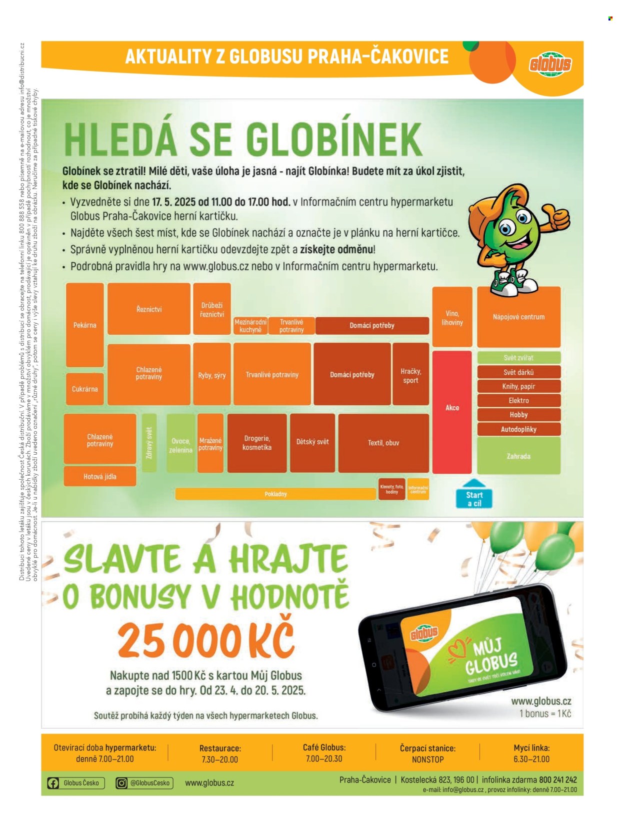 Leták Globus - 14.5.2025 - 20.5.2025. Strana 1