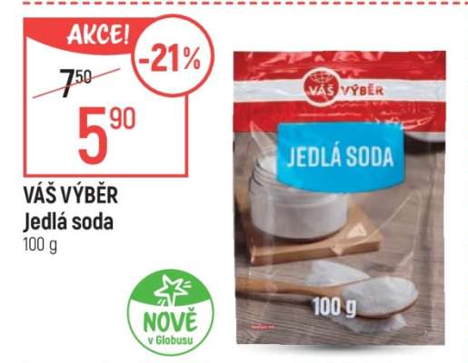 VÁŠ VÝBĚR Jedlá soda