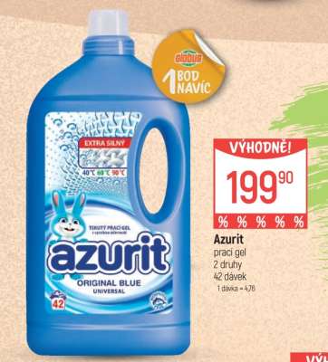 Azurit prací gel