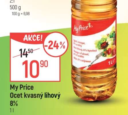 My Price Ocet kvasný lihový 8%