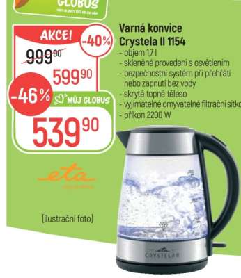 Varná konvice Crystela II 1154