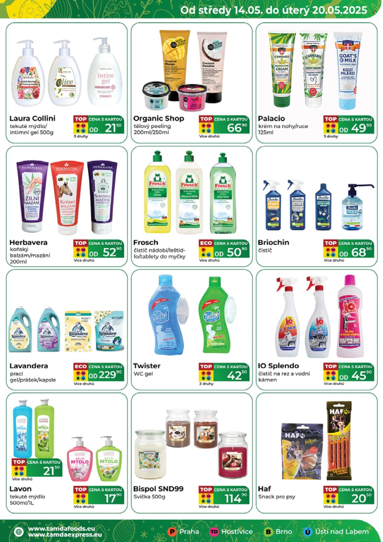 Leták Tamda Foods - 14.5.2025 - 20.5.2025. Strana 1