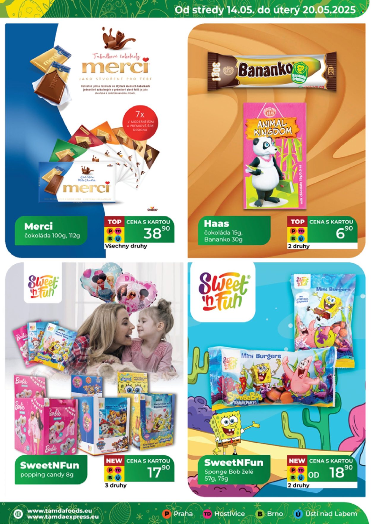 Leták Tamda Foods - 14.5.2025 - 20.5.2025. Strana 1