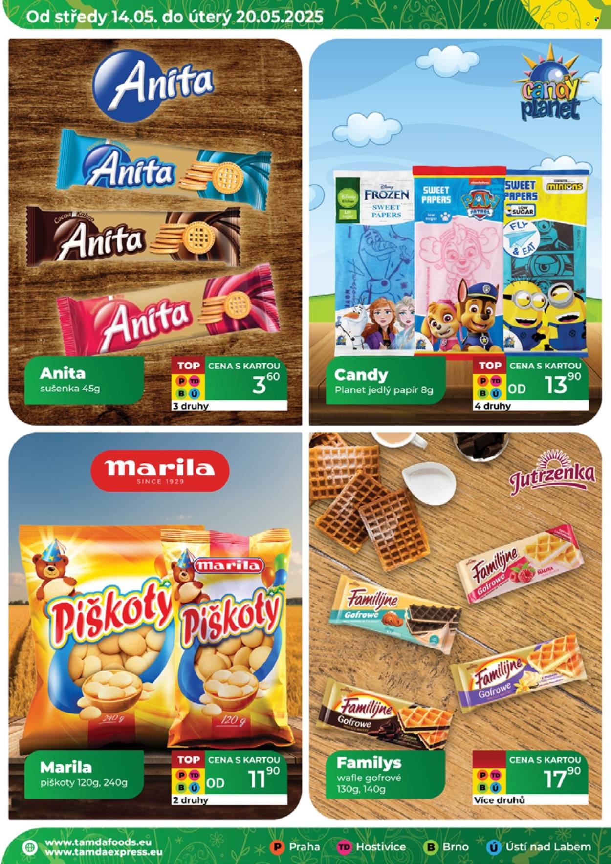 Leták Tamda Foods - 14.5.2025 - 20.5.2025. Strana 1