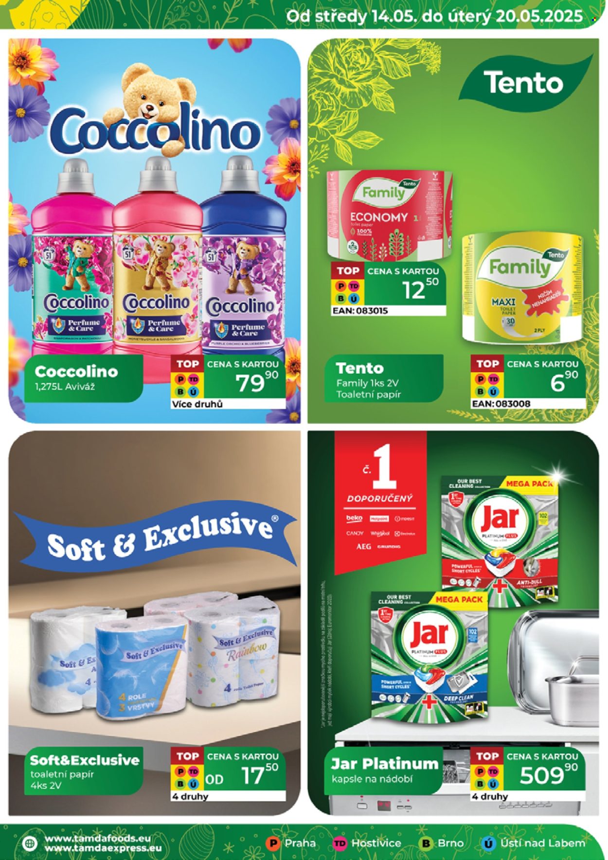 Leták Tamda Foods - 14.5.2025 - 20.5.2025. Strana 1