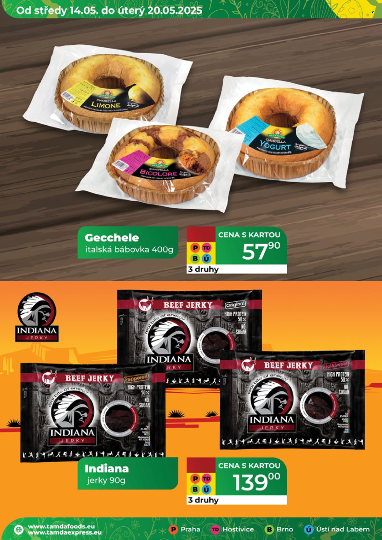 Leták Tamda Foods - 14.5.2025 - 20.5.2025. Strana 1