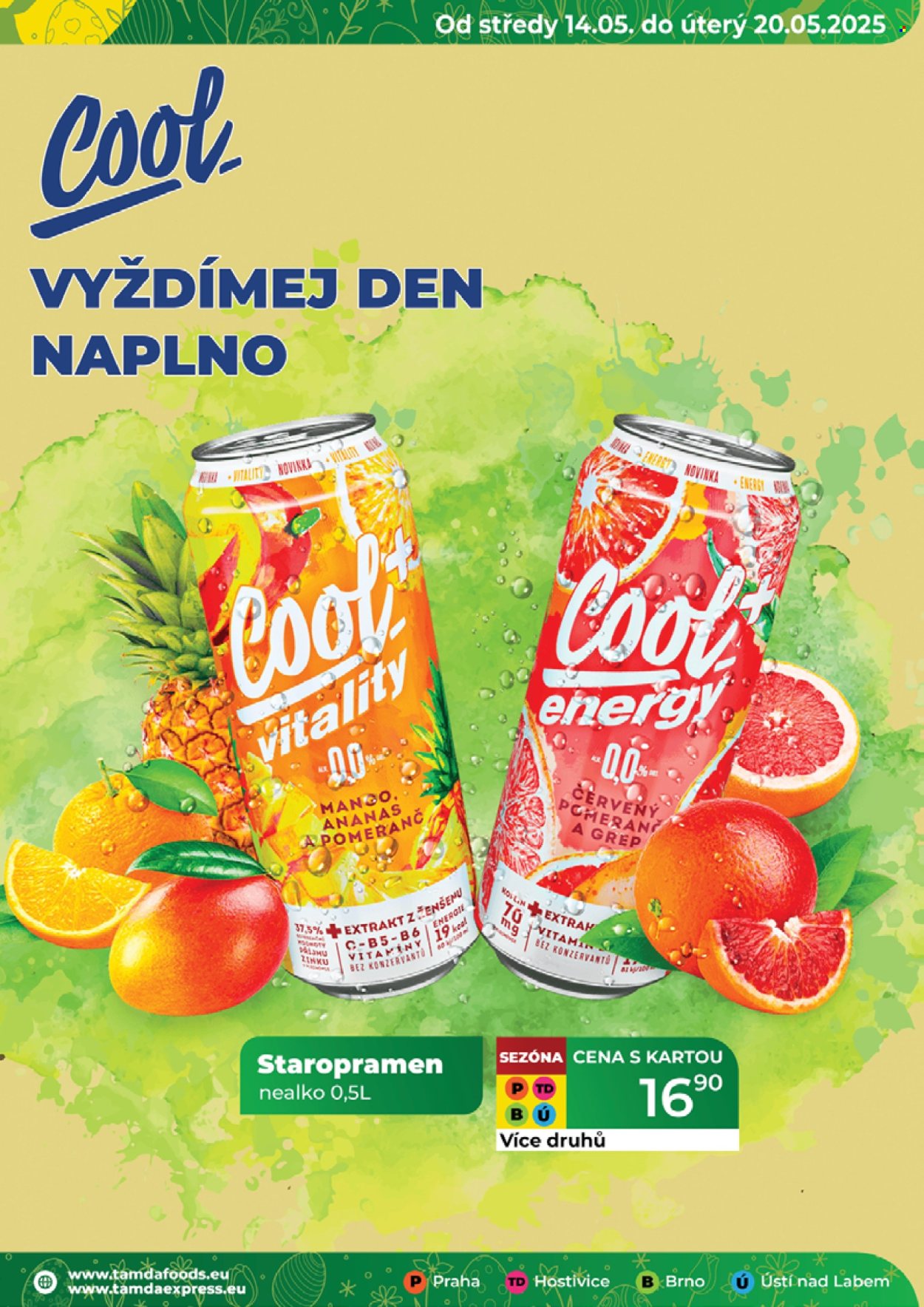Leták Tamda Foods - 14.5.2025 - 20.5.2025. Strana 1