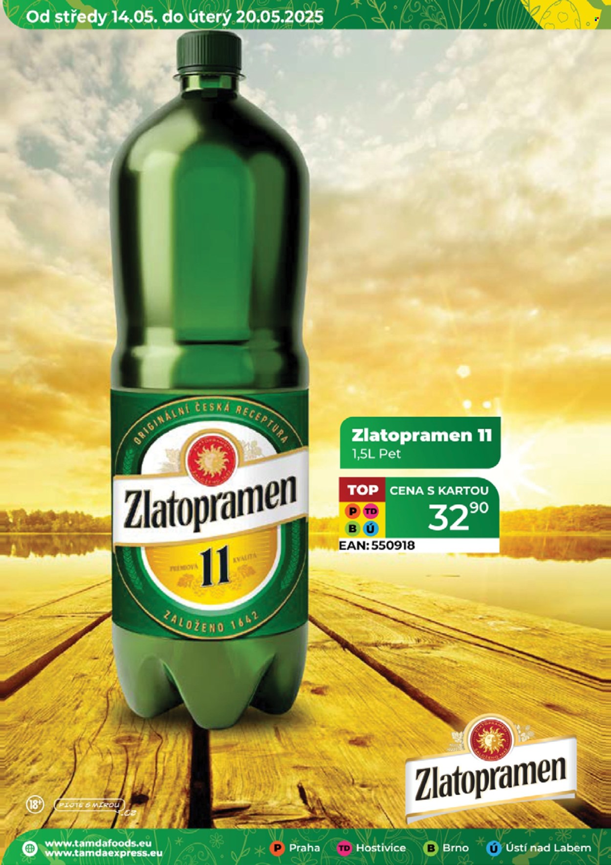 Leták Tamda Foods - 14.5.2025 - 20.5.2025. Strana 1
