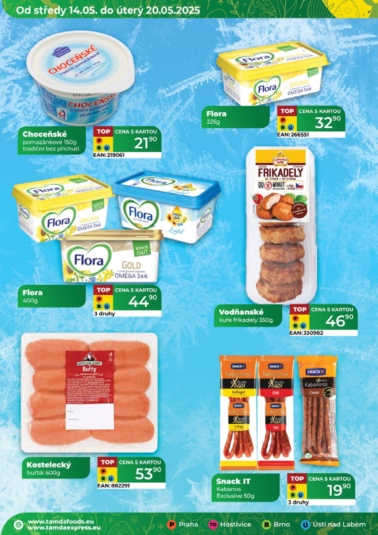 Leták Tamda Foods - 14.5.2025 - 20.5.2025. Strana 1