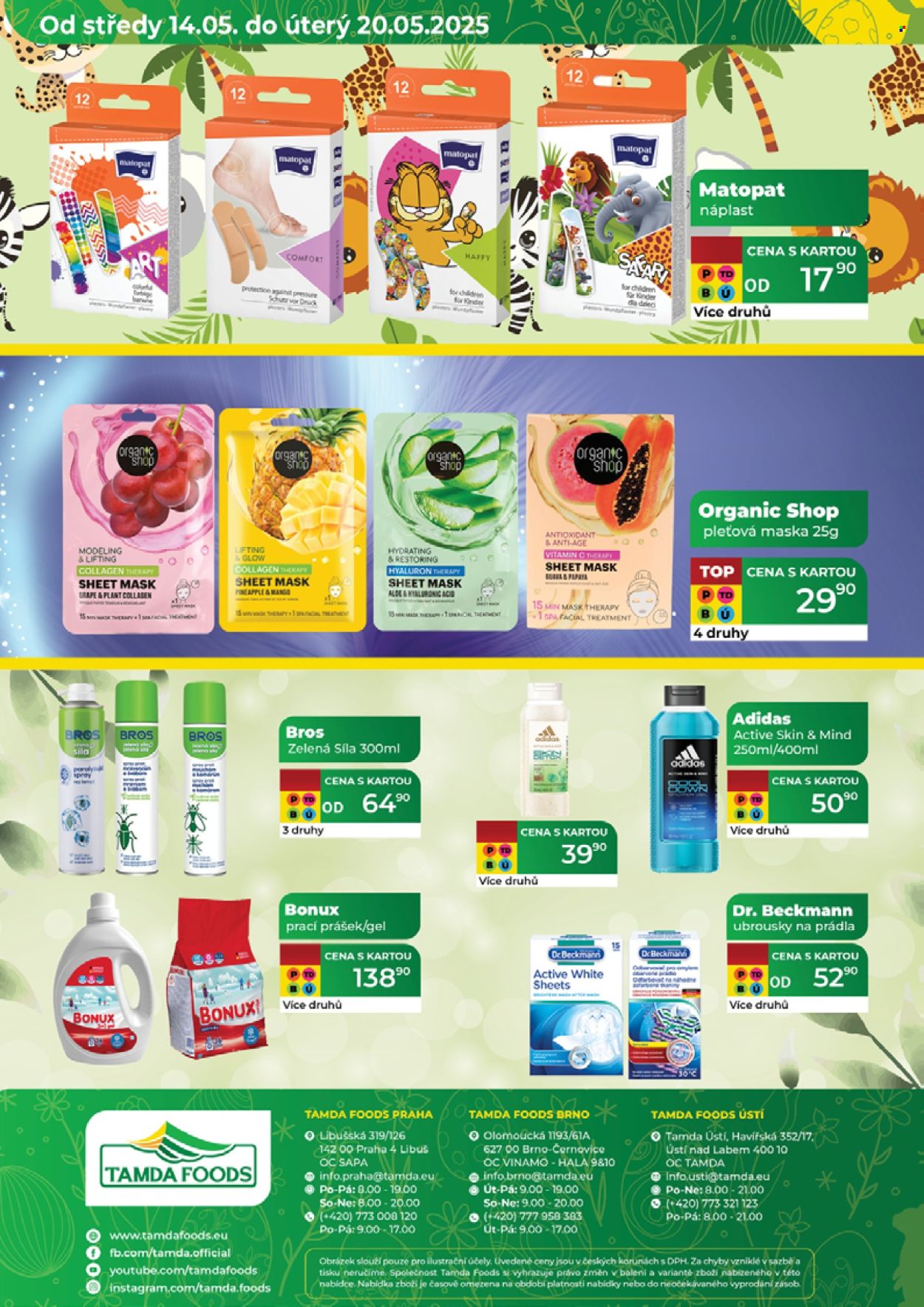 Leták Tamda Foods - 14.5.2025 - 20.5.2025. Strana 1