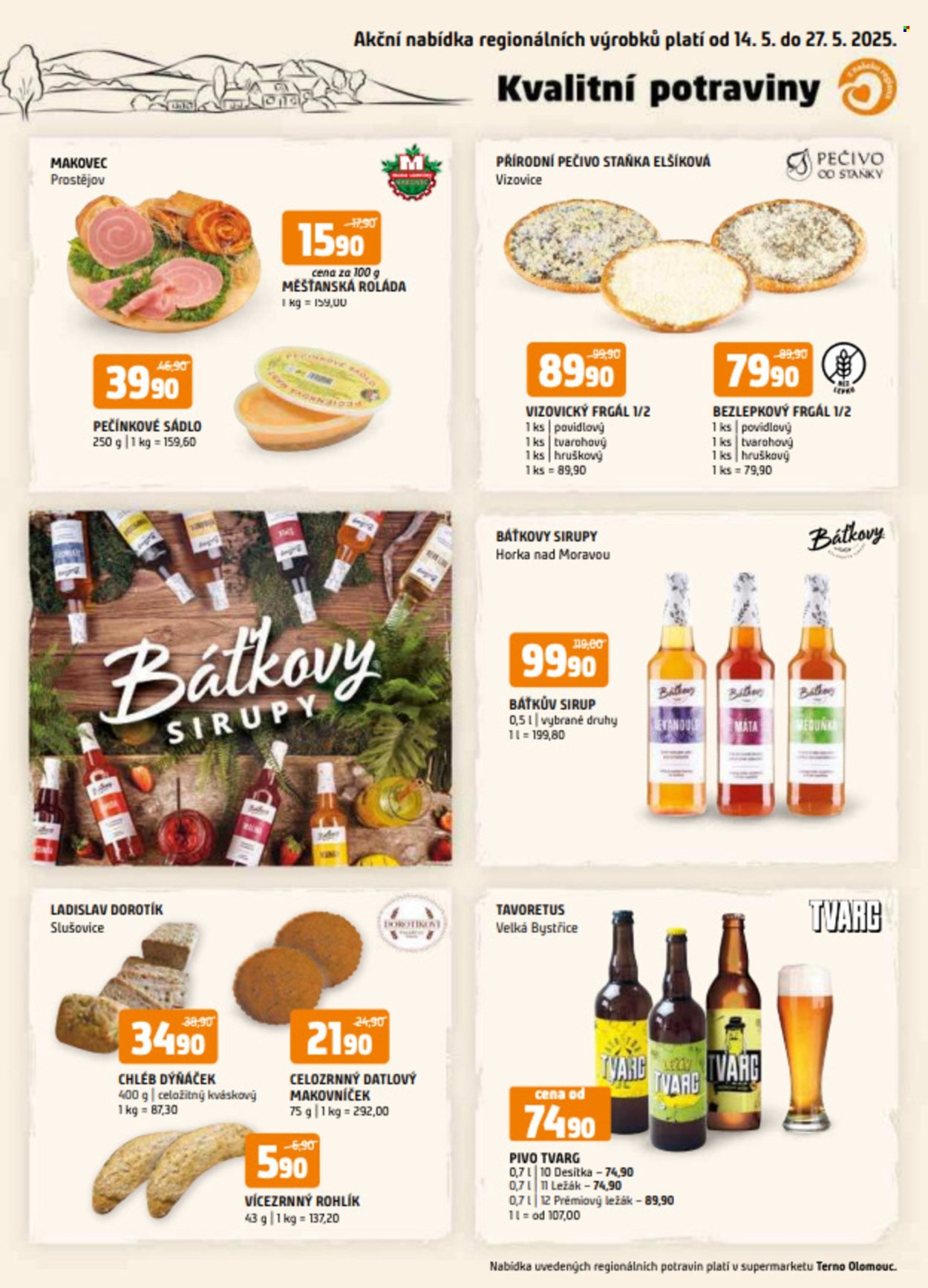 Leták coop TERNO - 14.5.2025 - 27.5.2025. Strana 1