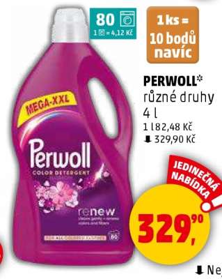 PERWOLL různé druhy