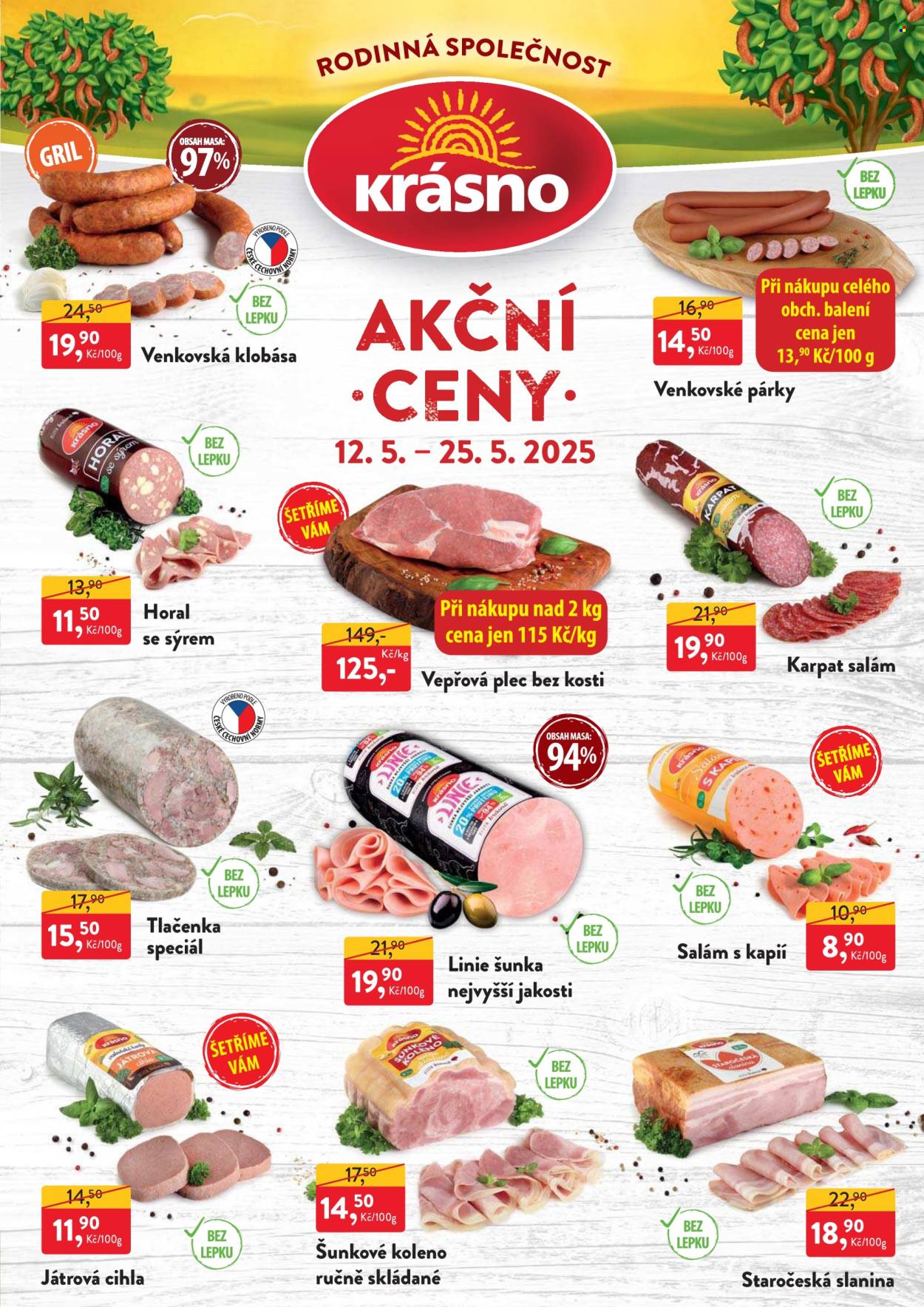 Leták MP Krásno - 12.5.2025 - 25.5.2025. Strana 1