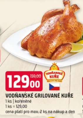 Vodňanské grilované kuře