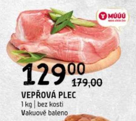 VEPŘOVÁ PLEC*