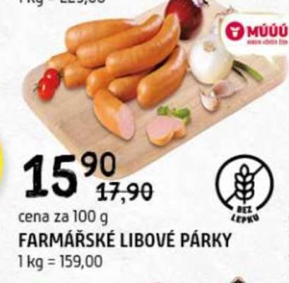 Farmářské libové párky
