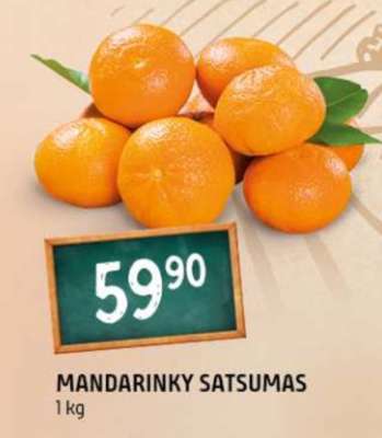 MANDARINKY SATSUMAS