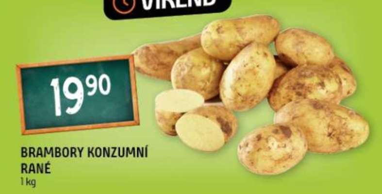 Brambory konzumní rané