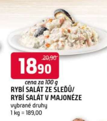 Rybí salát ze sleďů/ Rybí salát v majonéze