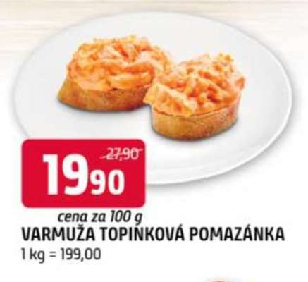 Varmuža topinková pomazánka