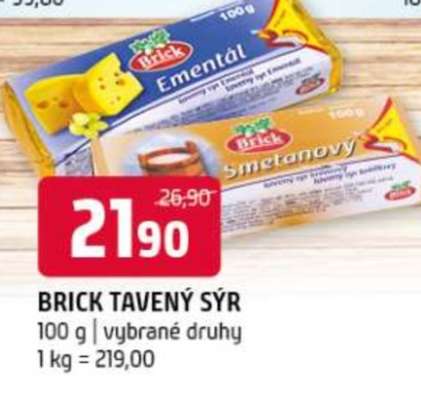 Brick Tavený sýr
