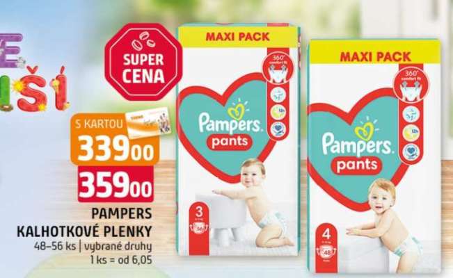 PAMPERS KALHOTKOVÉ PLENKY