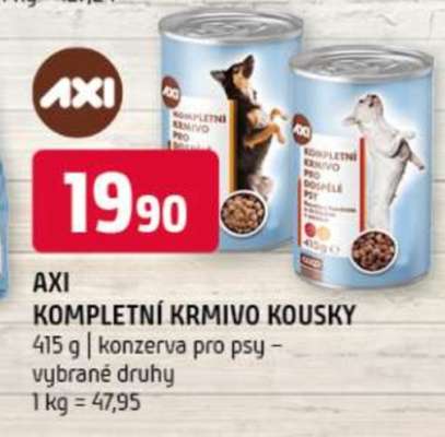 AXI KOMPLETNÍ KRMIVO KOUSKY