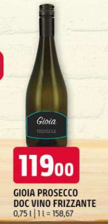 GIOIA PROSECCO DOC VINO FRIZZANTE