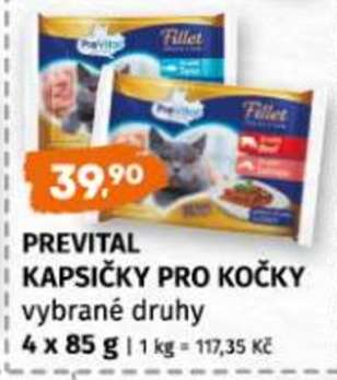 PREVITAL Kapsičky pro kočky