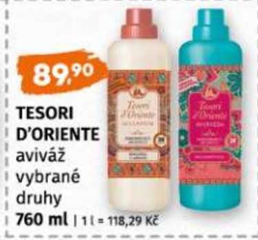 TESORI D’ORIENTE aviváž vybrané druhy