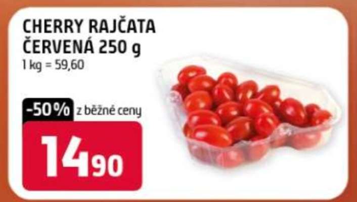 Cherry rajčata červená 250 g