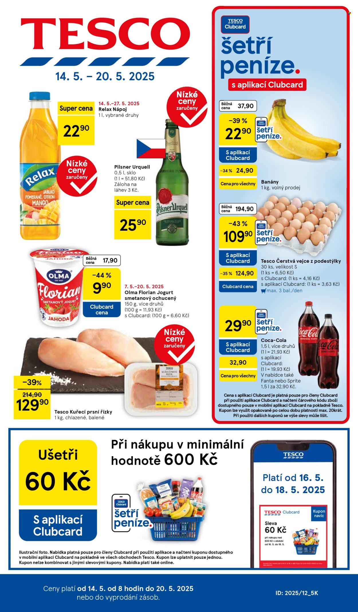 Leták TESCO - 14.5.2025 - 20.5.2025. Strana 1