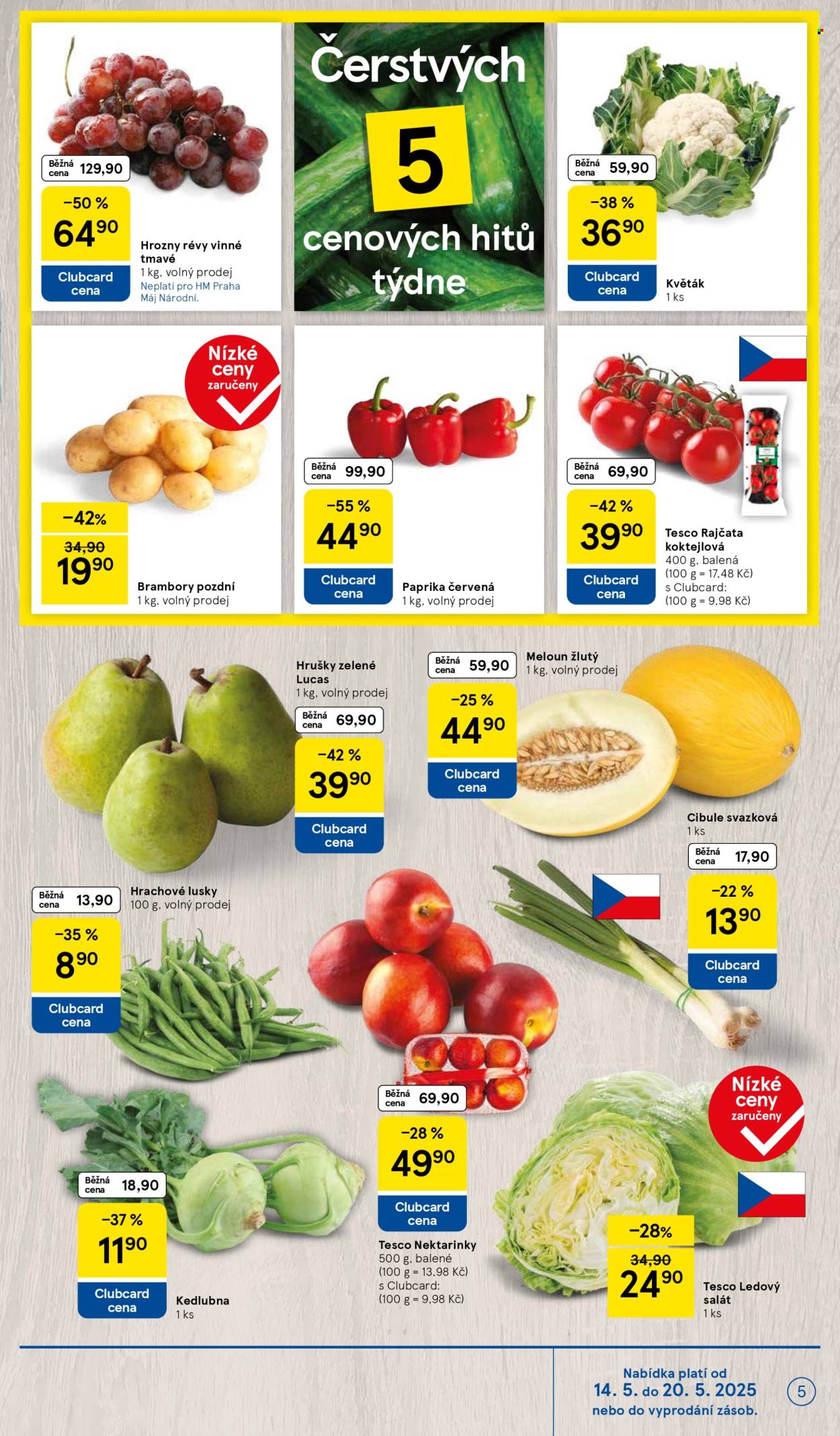 Leták TESCO - 14.5.2025 - 20.5.2025. Strana 1