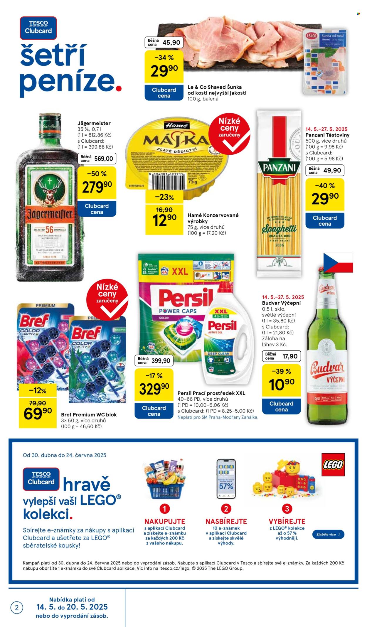 Leták TESCO supermarket - 14.5.2025 - 20.5.2025. Strana 1