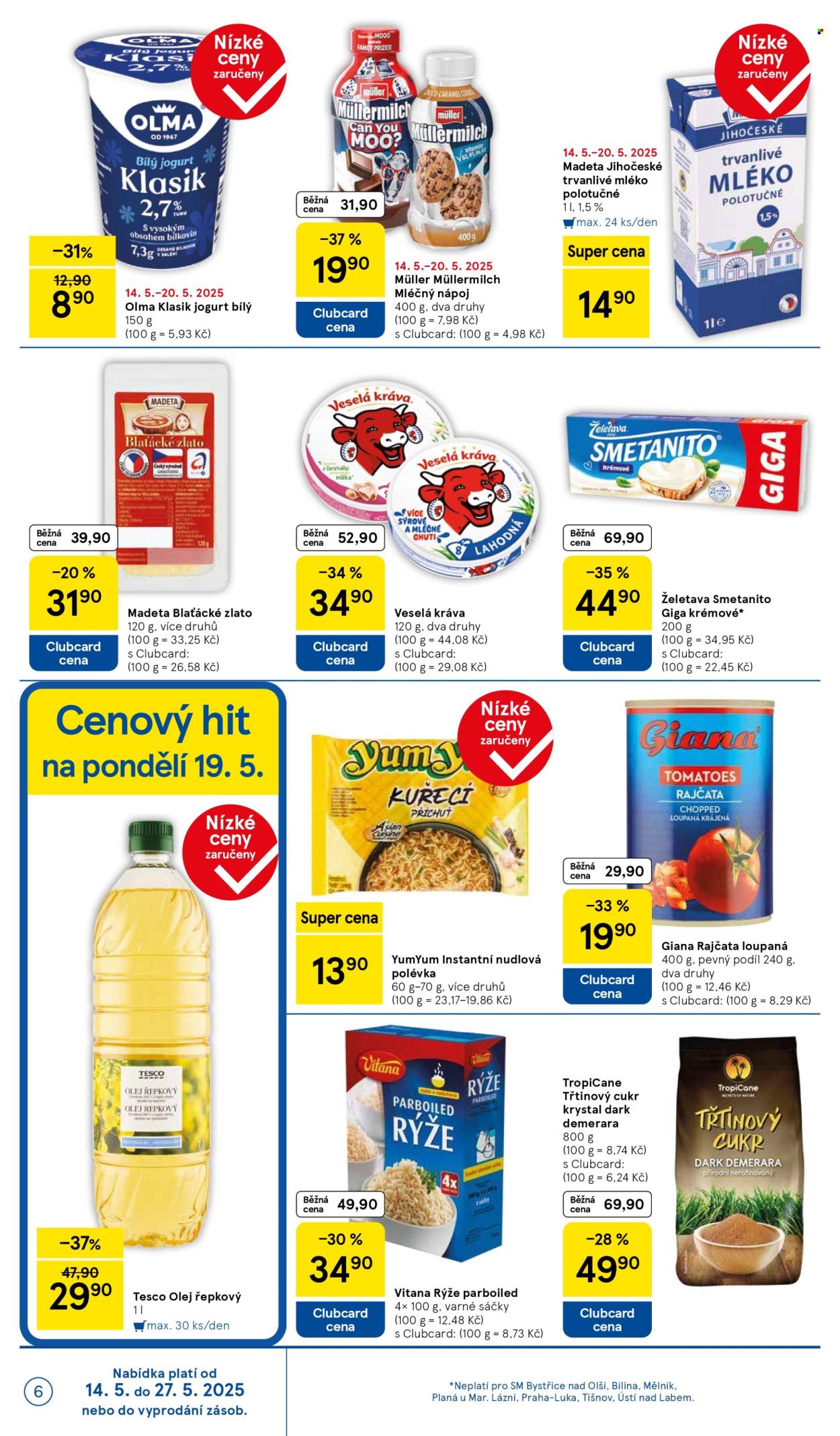 Leták TESCO supermarket - 14.5.2025 - 20.5.2025. Strana 1